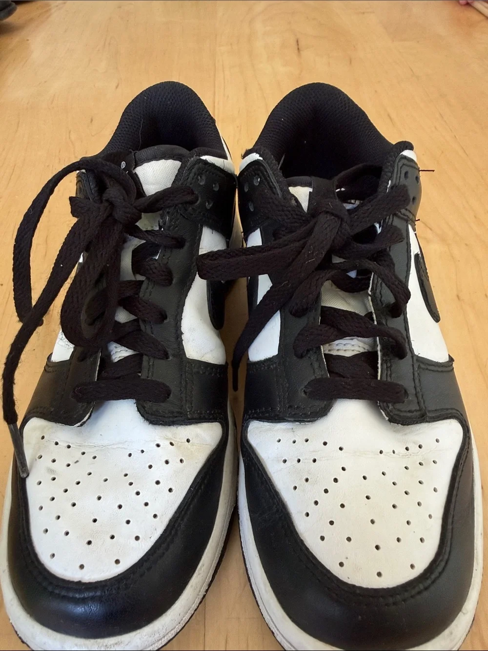 Nike Dunk Black and White Low-Top Sneakers